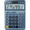 Casio Calcolatrice da tavolo Casio DF-120EM-W-EP - blu - solare e batteria display 12 cifre