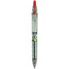 Pilot Penna a sfera a scatto Pilot ecoball B2P ricaricabile - punta 1 mm - inchiostro a base d'olio - rosso - 040178