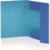 Brefiocart Cartella plastificata a 3 lembi con elastico tondo BREFIOCART in presspan 25x35 cm arancio - 0208805.AR