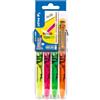 Pilot Evidenziatore a penna cancellabile Pilot Frixion Light - punta 3,3 mm - 4 colori - Set2go 4 pezzi - 009134