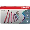 Stabilo Pennarelli Stabilo Pen 68 1 mm scatola di metallo assortiti Conf. 30 pezzi - 6830-6
