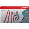 Stabilo Pennarelli Stabilo Pen 68 1 mm scatola di metallo assortiti Conf. 50 pezzi - 6850-6