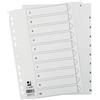 Q-Connect Divisore numerico Q-Connect bianco 22,5x29,7 cm ppl 1-10 KF00177