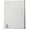 Q-Connect Divisore numerico Q-Connect grigio 22,5x29,7 cm ppl 1-15 KF01827