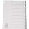 Q-Connect Divisore numerico Q-Connect grigio 22,5x29,7 cm ppl 1-20 KF01828