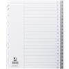 Q-Connect Divisore numerico Q-Connect grigio XL 24,5x29,7 cm ppl 1-20 KF02295