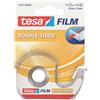 Tesa Nastro biadesivo tesa tesafilm® 12 mm x 7,5 m in chiocciola con lama in metallo trasparente - 57912-00000-01