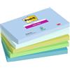 post-it® super-sticky Foglietti Post-it® Super Sticky Oasis - conf. 5 blocchetti da 90 ff 76x127 mm - 655-5SS-OAS