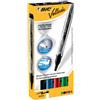 Bic Marcatori per lavagne bianche BIC Velleda Liquid Ink Pocket punta conica 4,2 mm assortiti astuccio da 4 - 902094