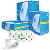 Rotolificio Pugliese Rotoli registratore di cassa Rotolificio Pugliese Exclusive BPA FREE 80 mm x 80 m 55 g/m² - f. 12 mm conf. 10 pz NBA7980TQ