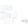 Ellebi - Sadoch Biglietti con buste Ellebi - Sadoch Dalmazia ''formato 9'' 9x14 cm bianco Conf. 100 pezzi - 8309