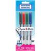 Paper Mate Penne gel con cappuccio Paper Mate PM Jiffy 0,5 mm Nero/Blu/Rosso/Verde Conf. 4 pezzi - 2084411
