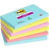 post-it® super-sticky Foglietti riposizionabili Post-it® Super-Sticky Cosmic 76x127mm assortiti conf. 6 blocch. da 90 ff - 655-6SS-COS