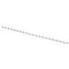 Q-Connect Dorsi a spirale in PVC per rilegatura Q-Connect A4 - 21 anelli 6 mm - fino a 25 ff bianco - conf. 100 pz - KF24017