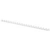Q-Connect Dorsi a spirale in PVC per rilegatura Q-Connect A4 - 21 anelli 8 mm - fino a 40 ff bianco - conf. 100 pz - KF24019