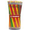 Stabilo Matite HB Stabilo Swano fluo in grafite 2,5 mm - barattolo 96 pezzi - IT4907/96