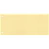 Q-Connect Separatore per archivio con due fori Q-Connect 24x10,5 cm 190 g/m² giallo conf. da 100 - KF00516