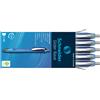 Schneider Penna a sfera a scatto Schneider Slider Rave ricaricabile tratto XB blu P132503