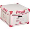 King Mec Contenitore 4 scatole King Mec Storage 41x27x43 cm bianco 160300