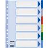 Esselte Divisore intercalare Esselte polipropilene A4 6 tasti 15260