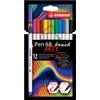 Stabilo Pennarello Stabilo Arty Line Pen 68 brush punta a pennello in conf. 12 colori assortiti - 568/12-21-20