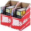 Dox Portariviste Dox & Dox dorso 35 cm bianco/rosso - 17,5x26 cm 1600176