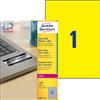 Avery Etichette permanenti poliestere argento Avery 63,5x29,6 mm - 27 et/foglio - laser monocolore conf. 100 ff L6011-100