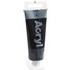 Primo Colore acrilico Primo in tubetto in polietilene 75 ml - 800 nero 420TA75800N