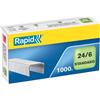 Rapid Punti metallici Rapid 24/6 Standard conf. da 1000 - 24855600