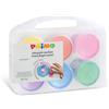 Primo Tempera a dita Primo 100 g - valigetta 6 colori perlati assortiti in vasetti in polipropilene - 229TPD100SP