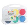 Primo Tempera a dita per tessuti Primo 100 g - valigetta 6 colori primari in vasetti in polipropilene - 228TXD100SP