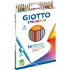 Giotto Matite colorate Giotto Stilnovo assortiti Astuccio da 18 - F278200