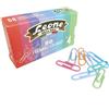 leone dell'era Fermagli colorati plastificati Leone Dell'Era N° 4 - 32 mm in scatola di cartone da 50 pezzi - assortiti - FXP5