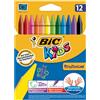Bic Pastelli a cera BIC Kids Plastidecor in conf. da 12 colori assortiti - 9457645