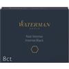 Waterman Cartucce inchiostro per Stilografica Waterman in conf. 8 pezzi Waterman inchiostro nero - S0110850