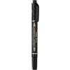 Pentel Marcatore permanente doppia punta Pentel Twin Tip tratti F-M nero N75W-AE