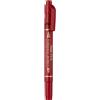 Pentel Marcatore permanente doppia punta Pentel Twin Tip tratti F-M rosso N75W-BE