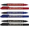 Pentel Marcatore permanente doppia punta Pentel Twin Tip tratti F-M blu N75W-CE