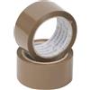Q-Connect Nastro adesivo da imballo Q-Connect 50 mm x 100 m Avana - svolgimento rumoroso - conf. 6 pezzi - KF11445