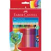 Faber-Castell Matite colorate Faber-Castell Colour Grip astuccio di cartone - colori assortiti - conf. 36 pezzi - 112442