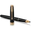 Parker Penna roller Parker Sonnet punta F inchiostro nero Parker Matte Black GT 1931518