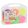 Primo Tempera colori a dita Primo 100 ml valigetta 6 colori assortiti fluo - 2214TD6FLUO
