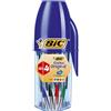 Bic Penne a sfera con cappuccio BIC Cristal Original 1 mm - colori assortiti - astuccio portapenne da 20 pezzi - 929081