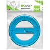 ikona Goniometro circolare IKona+ 360° - Ø 12 cm - azzurro trasparente - 551