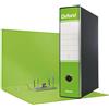 Esselte Registratore con custodia Esselte G85 Oxford protocollo 29,5x35 cm - dorso 8 cm verde lime - 390785600