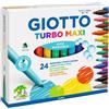 Giotto Pennarelli GIOTTO Turbo Maxi punta grossa 5 mm assortiti astuccio da 24 - 455000