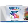 Giotto Matite colorate Giotto Supermina in scatola di metallo conf. 12 colori assortiti - F236700