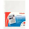 Esselte Buste a perforazione universale goffrate Esselte DELUXE 21x29,7 cm trasparente antiriflesso conf. da 50 - 395074300