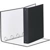 Esselte Raccoglitore Esselte Meeting a 4 anelli tondi 30mm cartone rivestito in PP nero 22x30cm dorso 4cm - 395792700