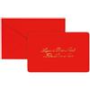 Rex-Sadoch Cartoncino auguri di Natale Rex-Sadoch formato 14x9 cm - conf. 100 pezzi - rosso - 2107